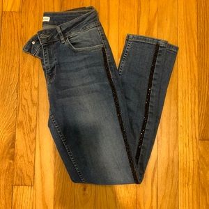 Zara Jean with black beading